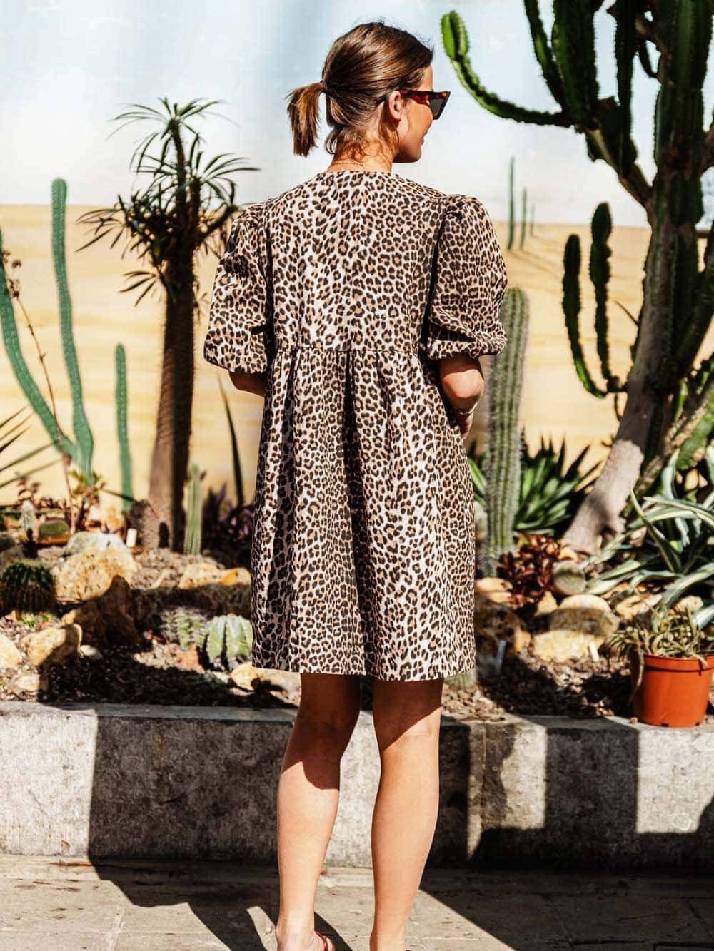 Nessa | Leopard Print Casual Dress