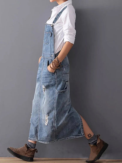 MABEL | DENIM OVERALL DRESS