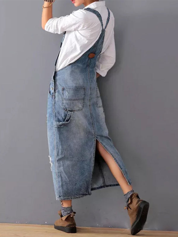 MABEL | DENIM OVERALL DRESS