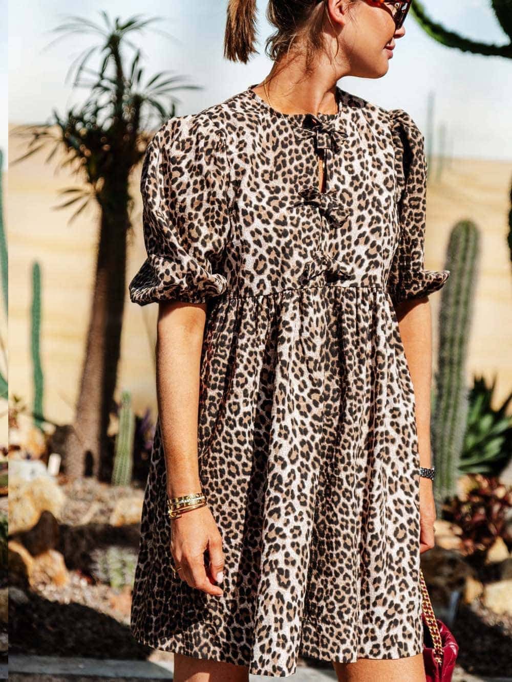 Nessa | Leopard Print Casual Dress