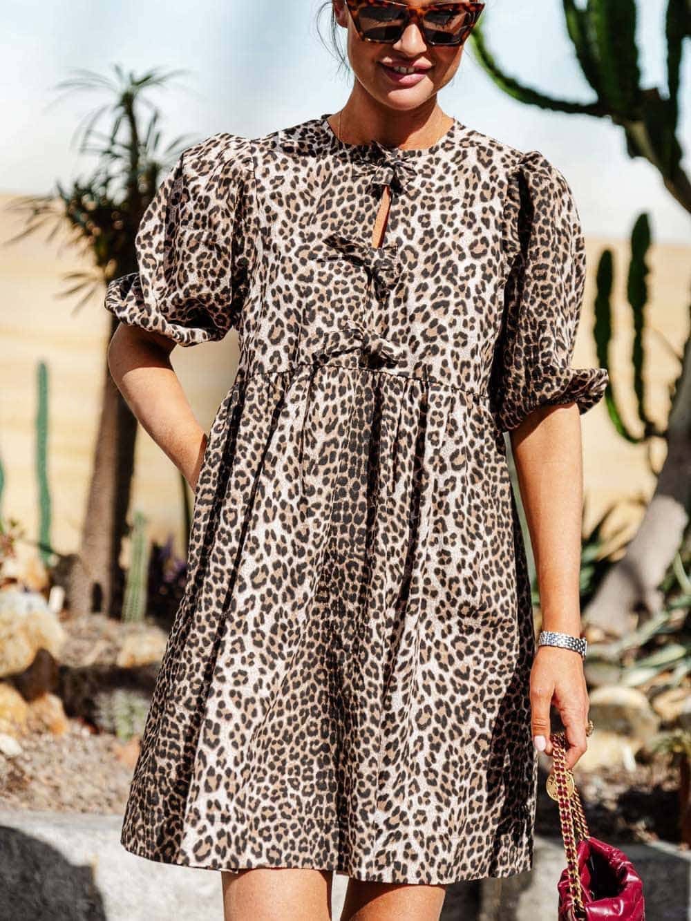 Nessa | Leopard Print Casual Dress