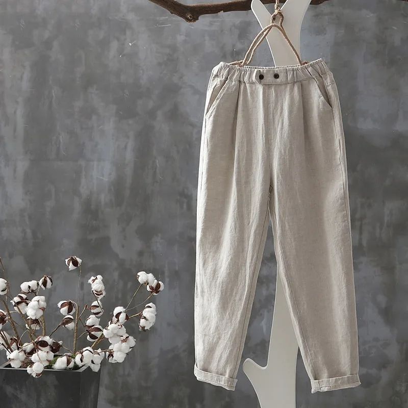 Laura - Comfy Linen Pants