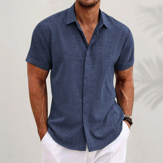 Anton™ - Airy Cotton-Linen Mix Shirt