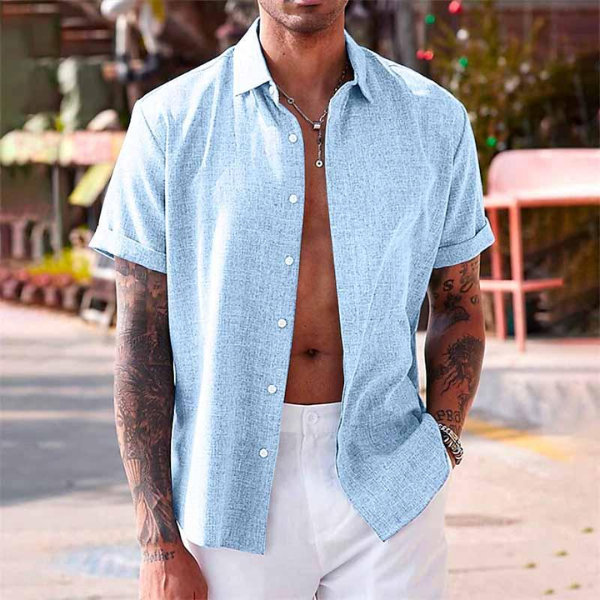 Anton™ - Airy Cotton-Linen Mix Shirt