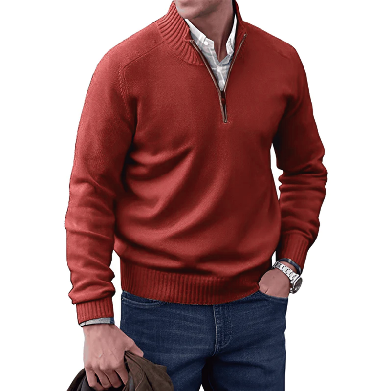 CRISPIN - SIMPLE RIBBED SWEATER