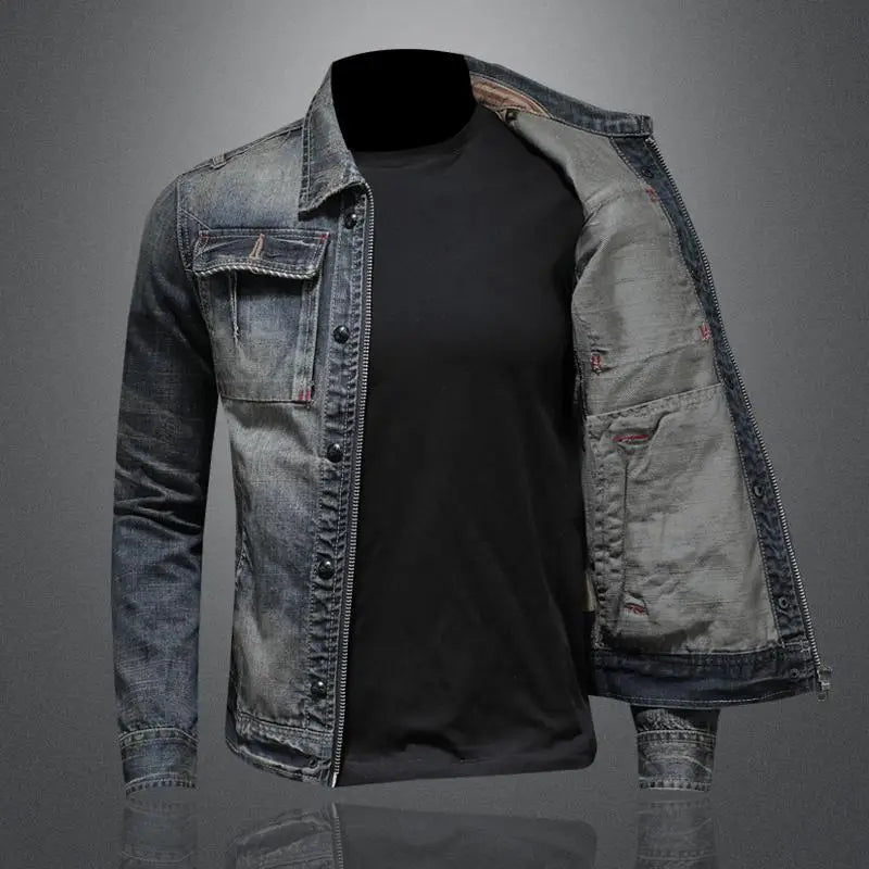 Sean | Retro Denim Jacket