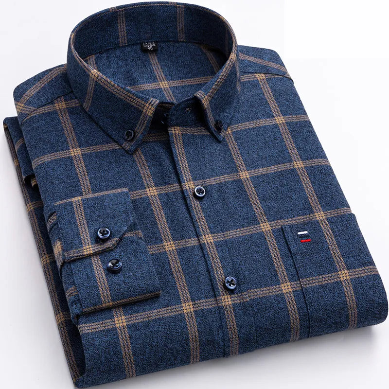 JUN | CHEQUERED COTTON SHIRT