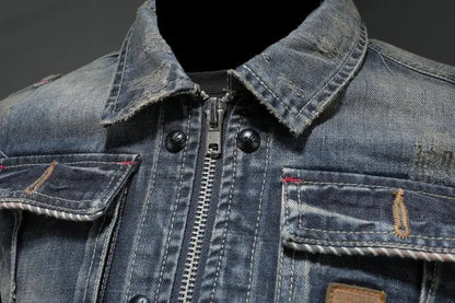 Sean | Retro Denim Jacket