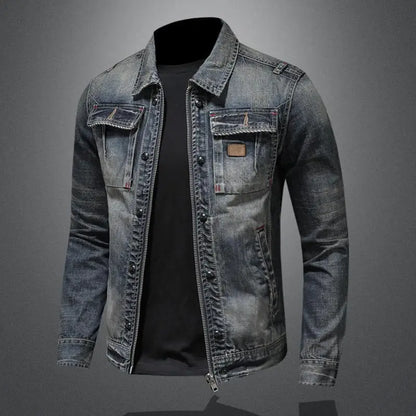 Sean | Retro Denim Jacket