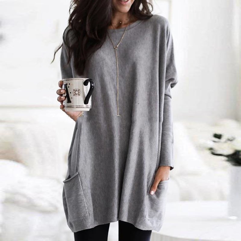 BRIELLE | FASHIONABLE POCKET LONG SLEEVES