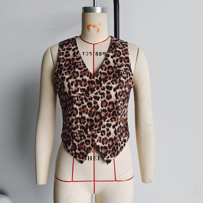 Charlotte Animal Pattern Vest