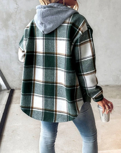 MARTINA - Comfy Flannel Hoodie