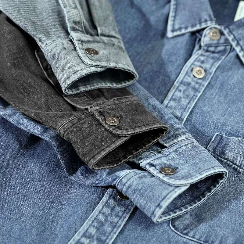 Davidson | Stone-Washed Denim Shirt