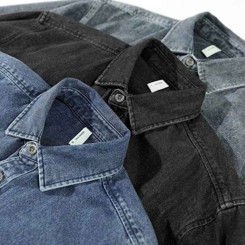 Davidson | Stone-Washed Denim Shirt