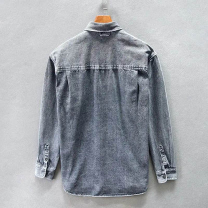 Davidson | Stone-Washed Denim Shirt