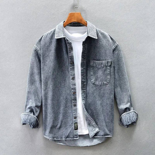 Davidson | Stone-Washed Denim Shirt