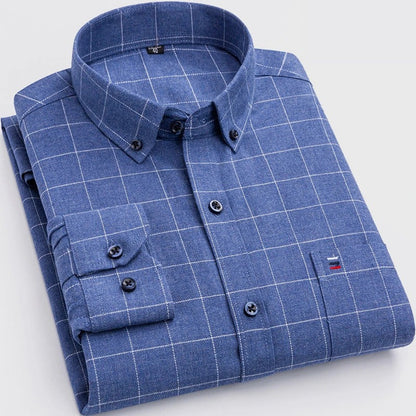 JUN | CHEQUERED COTTON SHIRT